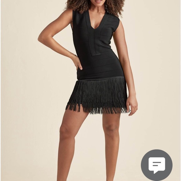 Venus Bandage Fringe Dress - Picture 5 of 7